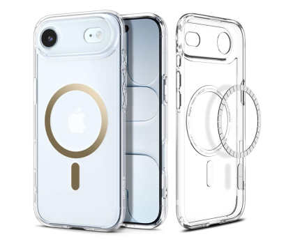 Etui / obudowa na smartfona Spigen Ultra Hybrid Mag Magsafe do Iphone 17 Air Clear/Gold